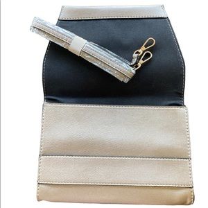 Summer & Rose Celine silver Crossbody clutch bag